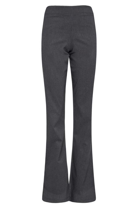 LTS Tall Charcoal Grey Stretch Bootcut Trousers_F.jpg