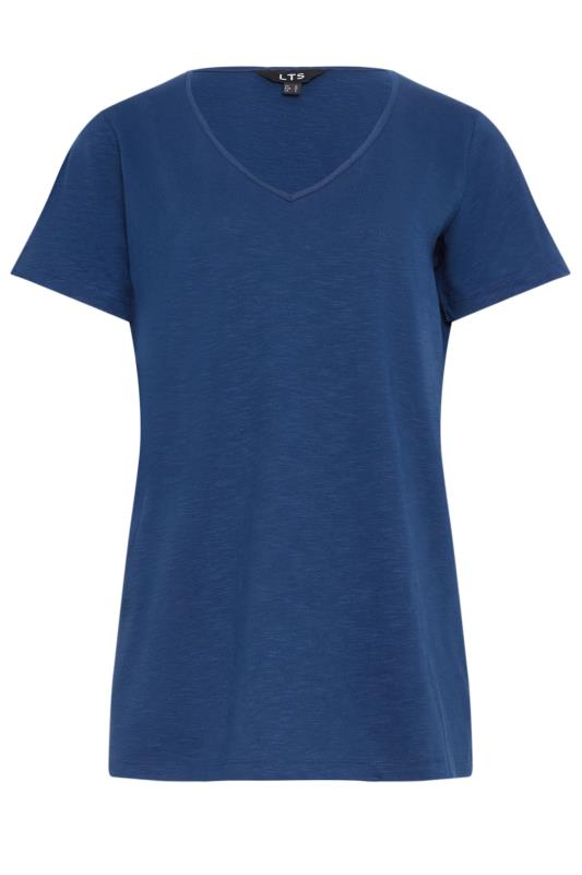 LTS Tall Womens 3 PACK Navy Blue & Purple V-Neck T-Shirts | Long Tall Sally 9