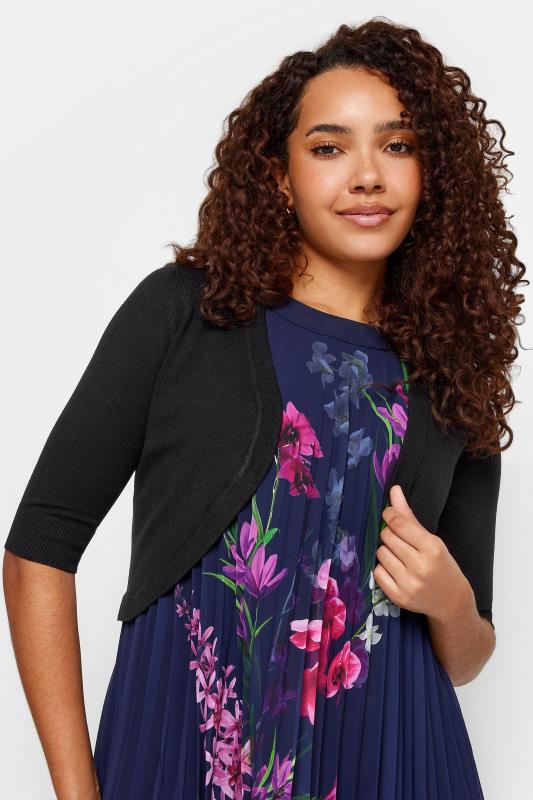  Grande Taille M&Co Black Cropped Cardigan