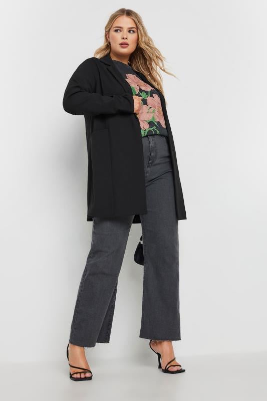 YOURS Plus Size Black Blazer | Yours Clothing 2