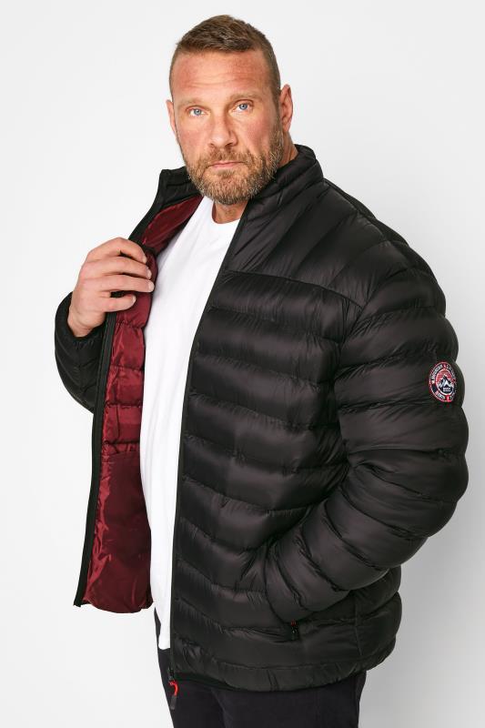 Men's  D555 Big & Tall Black Puffer Jacket
