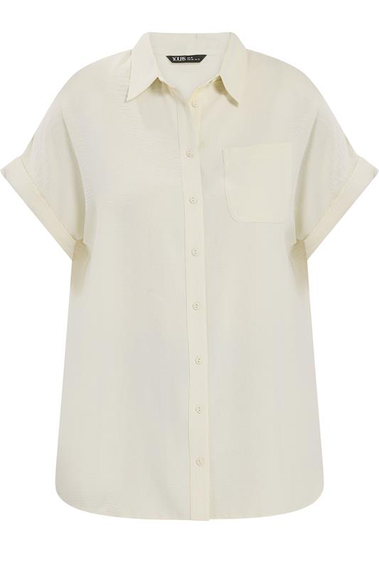 YOURS Plus Size Natural Brown Grown On Sleeve Shirt | Yours Clothing 5