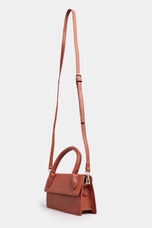 Rust Orange Top Handle Crossbody Bag | Yours Clothing  2