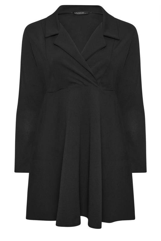 LIMITED COLLECTION Plus Size Black Blazer Style Dress | Yours Clothing 5
