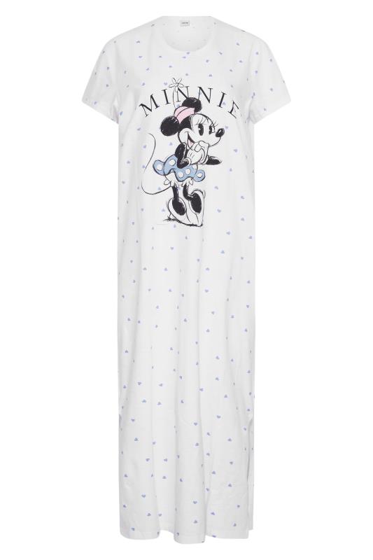 LTS Tall Women's White DISNEY Minnie Mouse Nightdress | Long Tall Sally  5