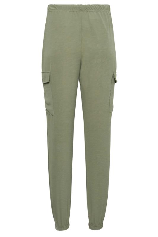 LTS Tall Women's Khaki Green Cargo Trousers | Long Tall Sally 6