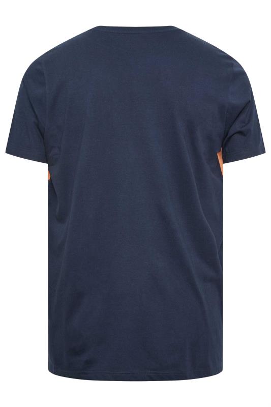 BadRhino Blue & Orange 'Originals' Short Sleeve T-Shirt | BadRhino 3