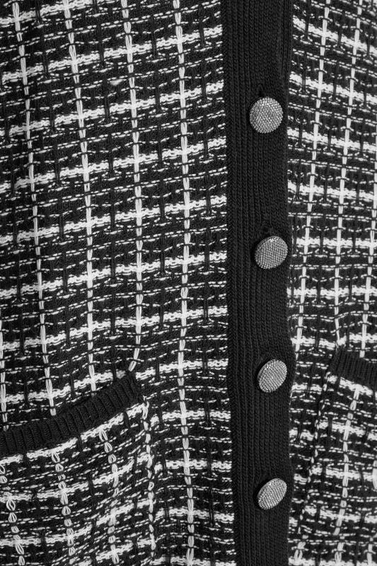 YOURS Curve Plus Size Black Boucle Cardigan | Yours Clothing  5