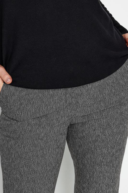 M&Co Salt & Pepper Grey Tapered Trousers | M&Co 4