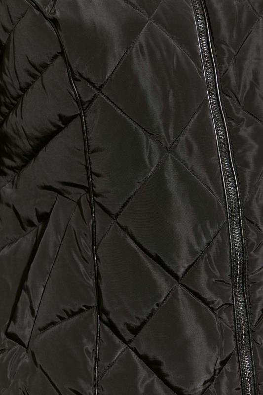 Curve Black Panelled Puffer Jacket 6