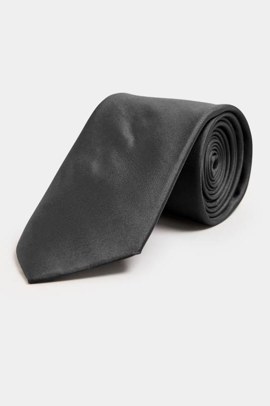 BadRhino Black Silk Tie 2