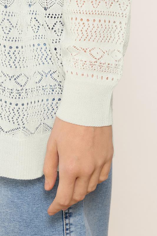 M&Co Black Pointelle Detail Knit Cardigan | M&Co 4