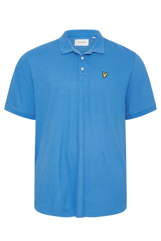 LYLE & SCOTT Big & Tall Blue Logo Polo Shirt_X.jpg