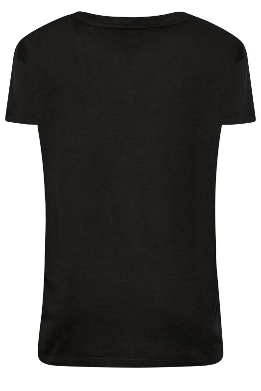 Curve Plus Size Black 'Louisiana' Tiger Print T-Shirt | Yours Clothing 7