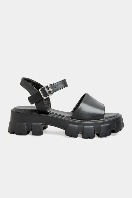 LIMITED COLLECTION Black Chunky Platform Sandals In Extra Wide EEE Fit_B.jpg