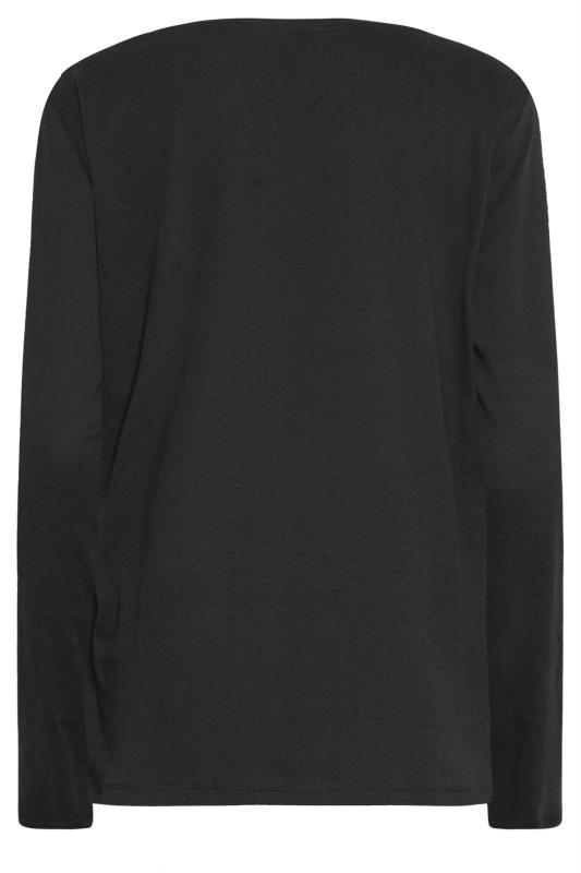 LTS Tall 2 PACK Black & White Long Sleeve T-Shirts | Long Tall Sally  9