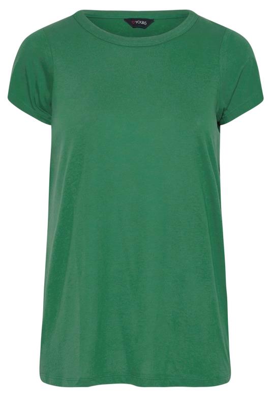 Jo da flamme så Plus Size Forest Green Short Sleeve T-Shirt | Yours Clothing