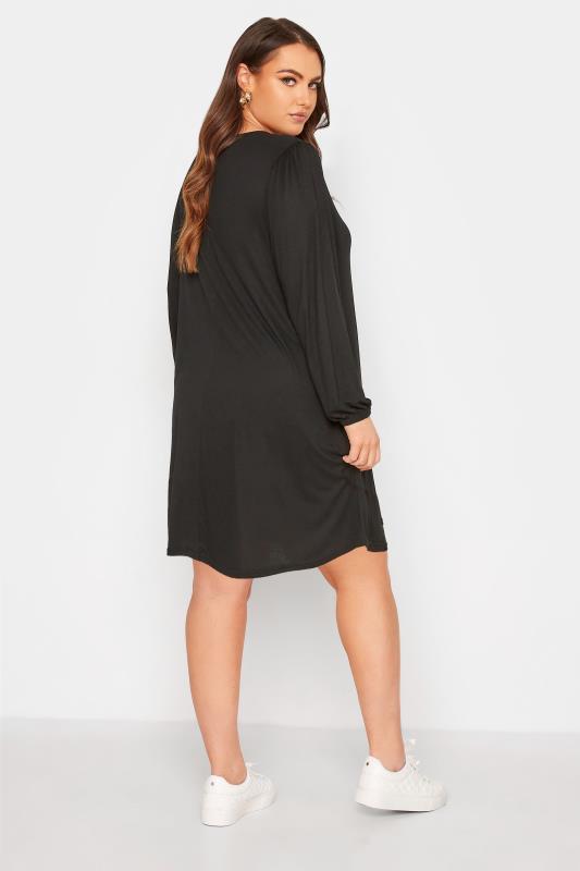 LIMITED COLLECTON Curve Black Swing Dress 3