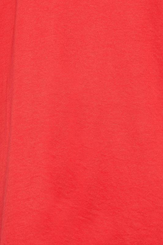 YOURS Curve Plus Size Red Essential T-Shirt | Yours Clothing  5