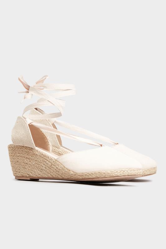 Tall  Yours Nude Closed Toe Espadrille In Wide Fit