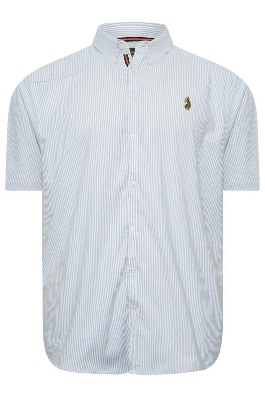  Grande Taille LUKE 1977 Big & Tall White Short Sleeve Shirt