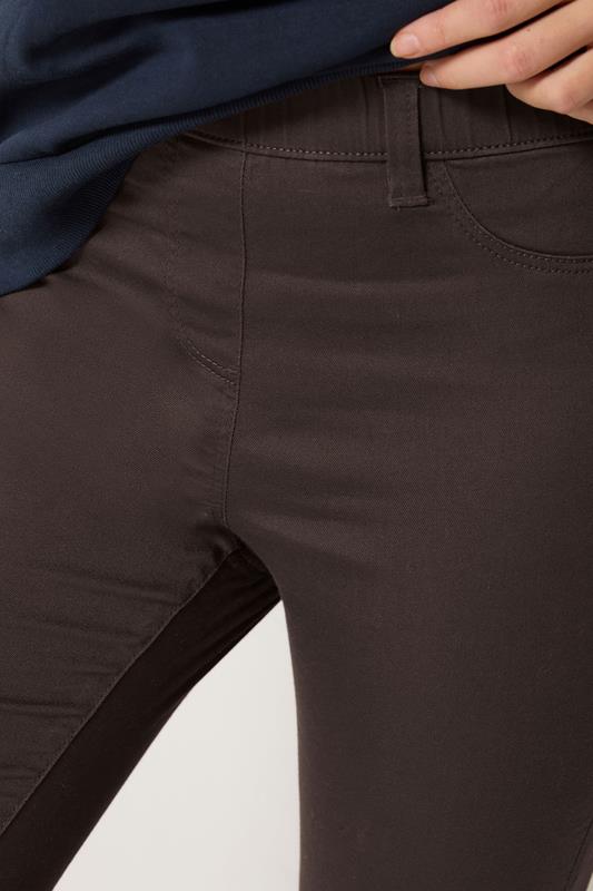 M&Co Chocolate Brown Skinny Jeggings | M&Co 4
