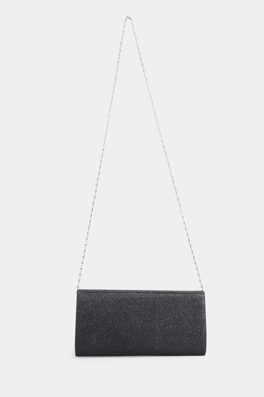 Black Diamante Clutch Bag 5
