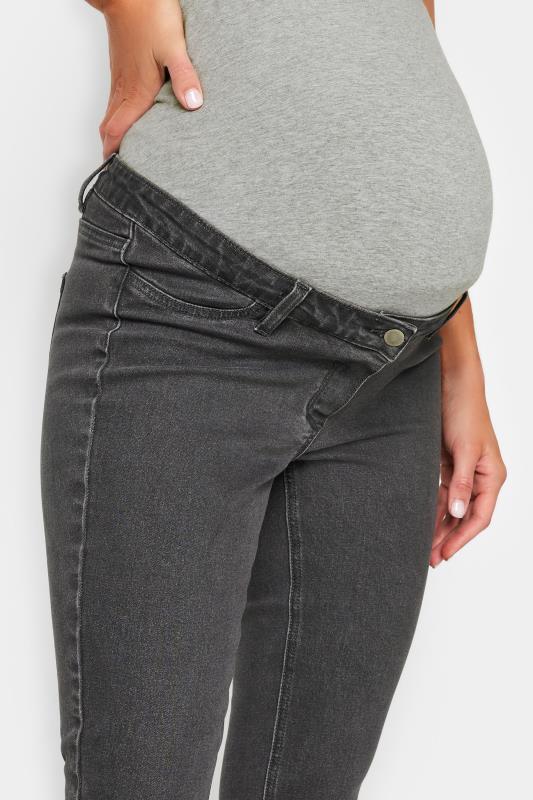 LTS Tall Maternity Grey Skinny AVA Jeans | Long Tall Sally 3