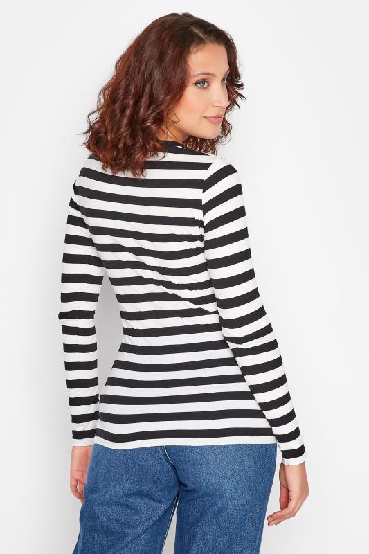 LTS Tall Black Stripe Long Sleeve T-Shirt 4