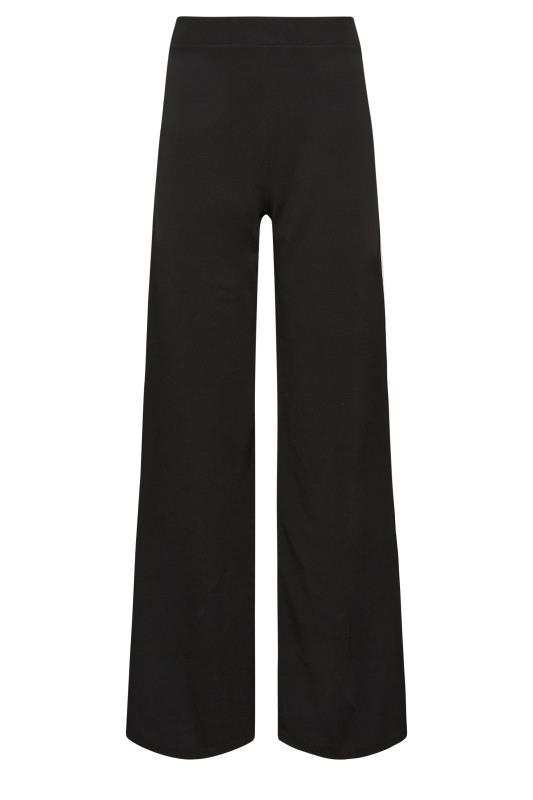 LTS Tall Women's Black Side Stripe Wide Leg Trousers | Long Tall Sally 5