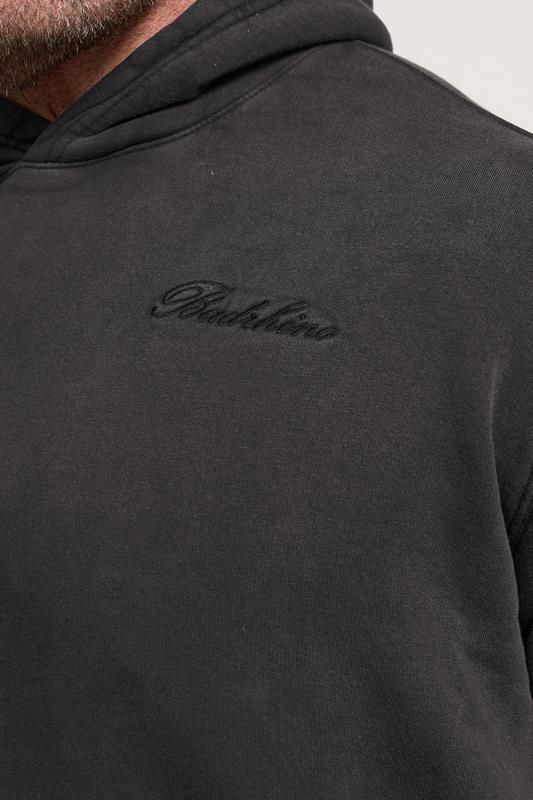 BadRhino Big & Tall Black Sun Bleached Hoodie | BadRhino 5