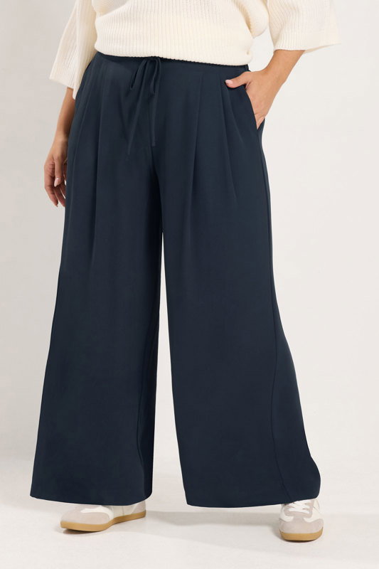 navy blue plus size dress pants Trousers offering a flattering fit