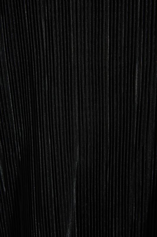 LIMITED COLLECTION Curve Black Plisse T-Shirt_Z.jpg