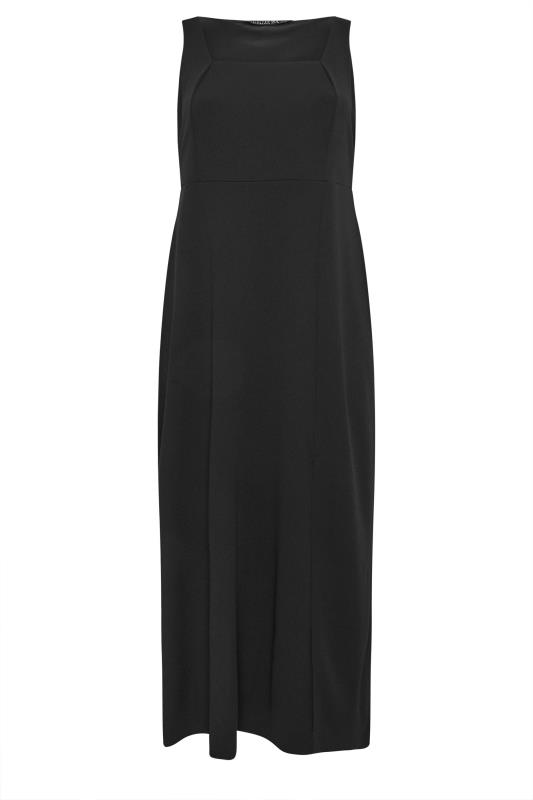 LIMITED COLLECTION Plus Size Black Square Neck Maxi Dress | Yours Clothing 6