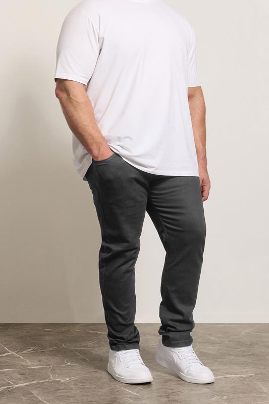 Tapered D555 - Jean Noir Denim Extensible