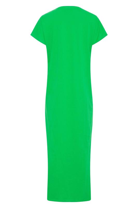 LTS Tall Green Cotton T-Shirt Dress 6