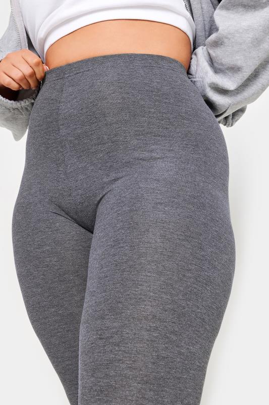 Plus Size YOURS FOR GOOD Grey Viscose Leggings | Yours Clothing 4