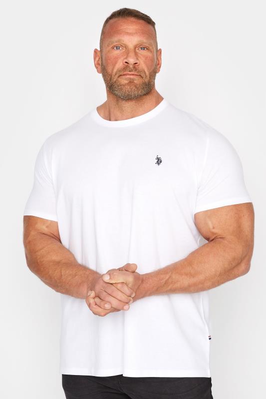 U.S. POLO ASSN. Big & Tall White Core T-Shirt 1