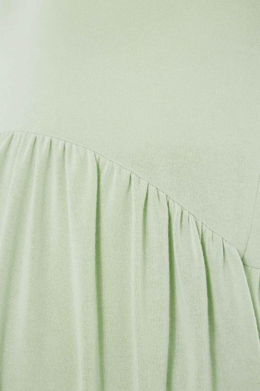 LTS Tall Maternity Green Peplum Dress 5