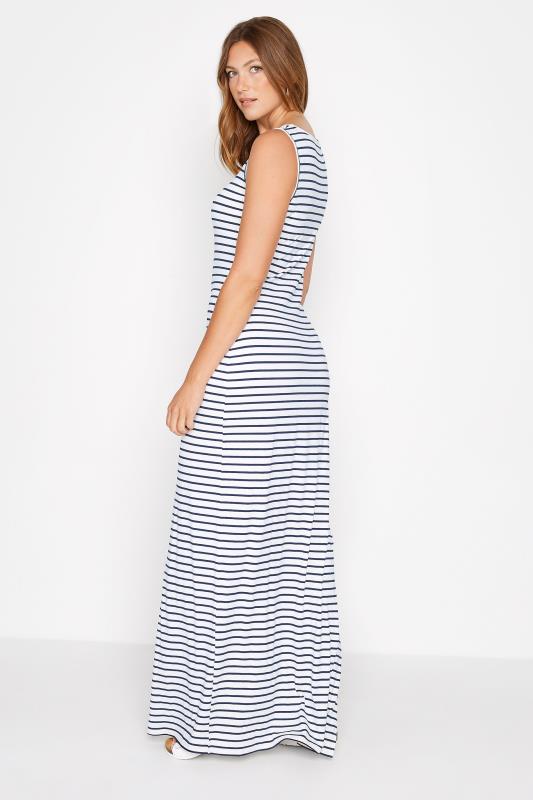 LTS Tall Black Striped Maxi Dress 3
