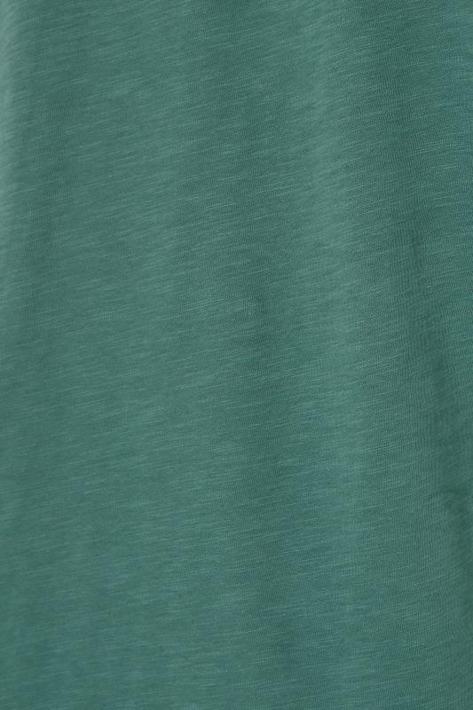 YOURS FOR GOOD Curve Sage Green Pintuck Henley Top_S.jpg
