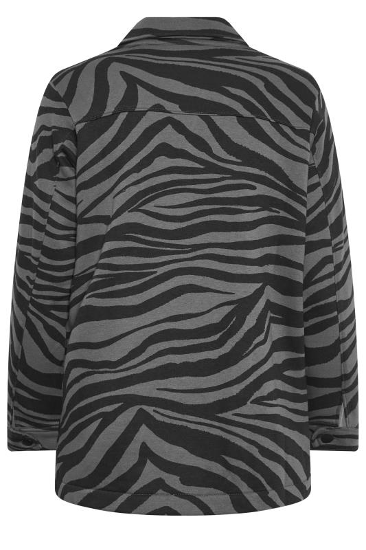 YOURS Curve Zebra Print Shacket | Yours Clothing 7