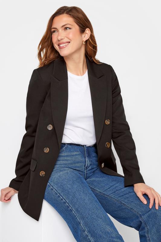LTS Tall Women's Black Double Breasted Blazer | Long Tall Sally 4