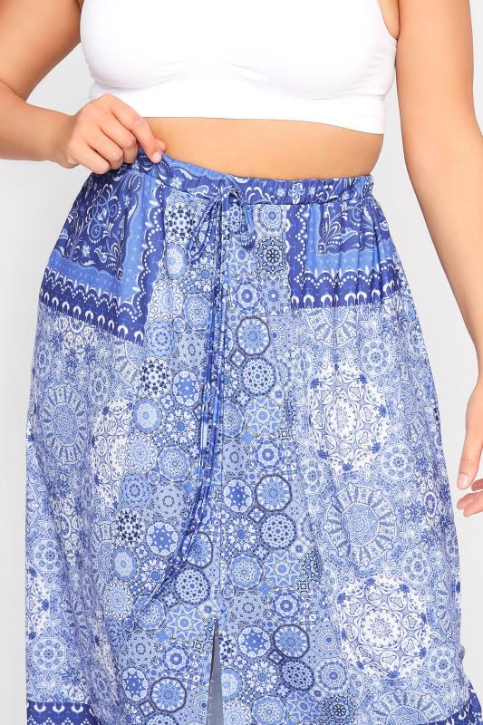 LIMITED COLLECTION Curve Blue Paisley Print Midaxi Skirt_C.jpg