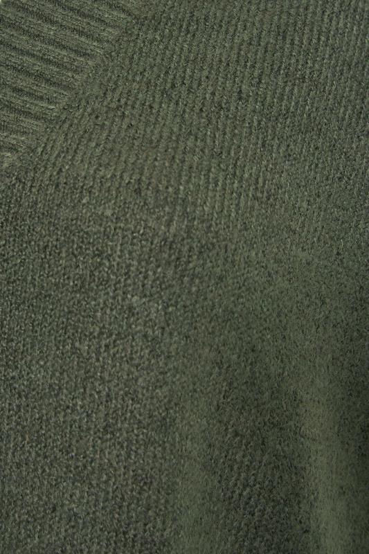 Khaki Longline Knitted Vest_S.jpg