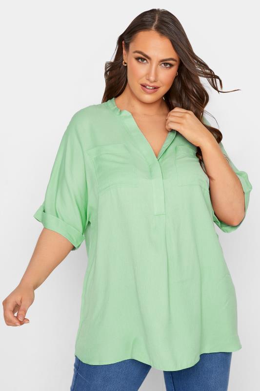 Plus Size Mint green tops | Dresses Images 2022