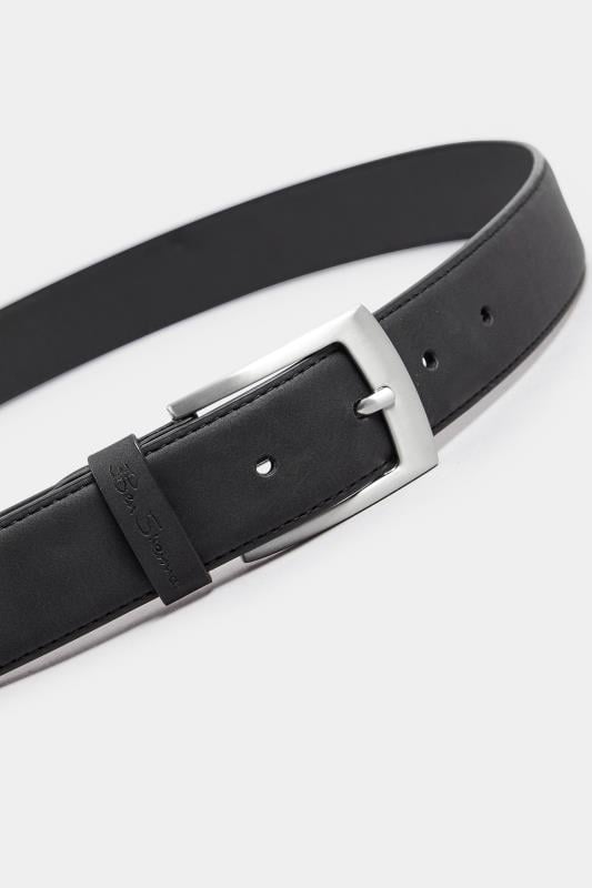 BEN SHERMAN Black Templeman Casual Belt | BadRhino 3