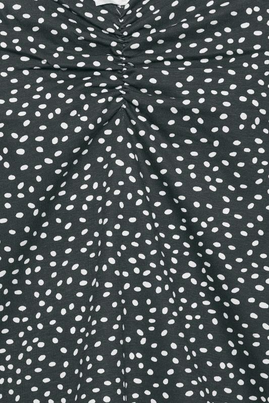 YOURS Curve Plus Size Navy Blue Spot Print Cami Pyjama Top | Yours Clothing  4