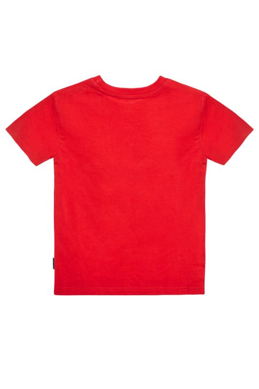 BadRhino Big & Tall Boys Red Matching California Surfing T-Shirt 2