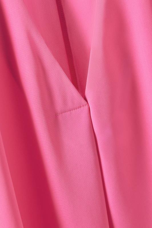 EVANS Plus Size Pink Pleat Front Blouse | Evans 8